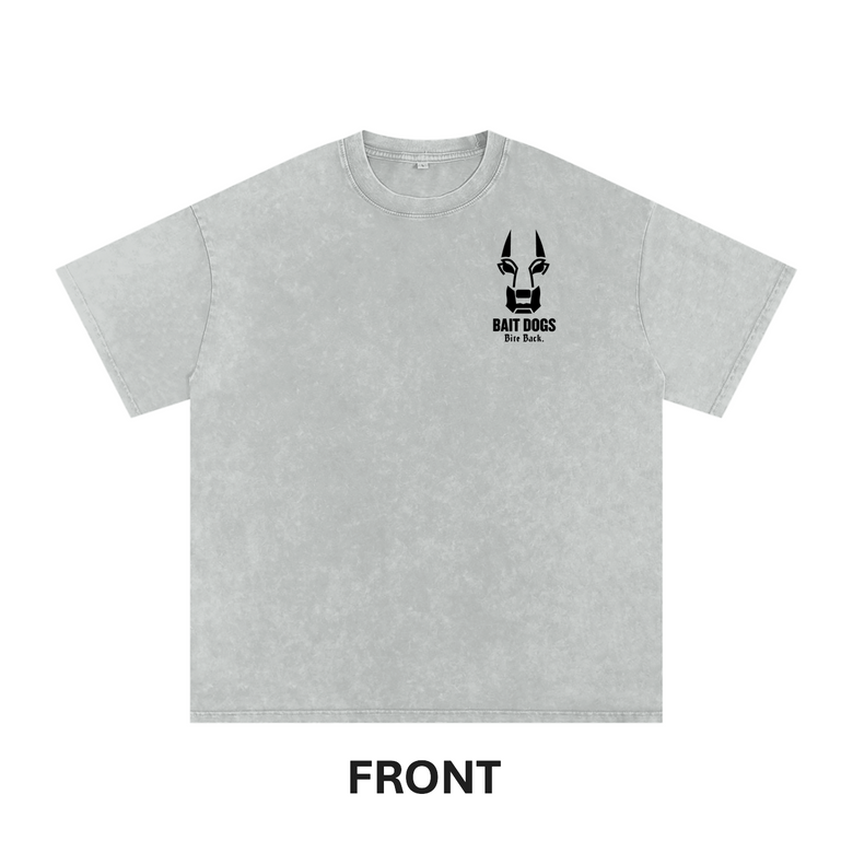 The All In Oversized T Shirt Black – front view
