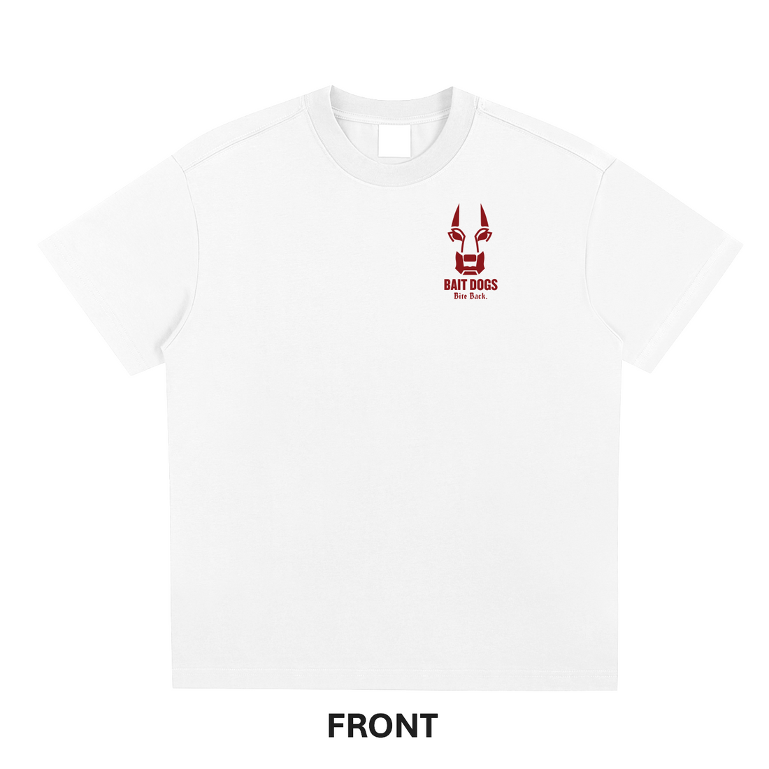 The Big Dog Regular Fit T Shirt Red – front view