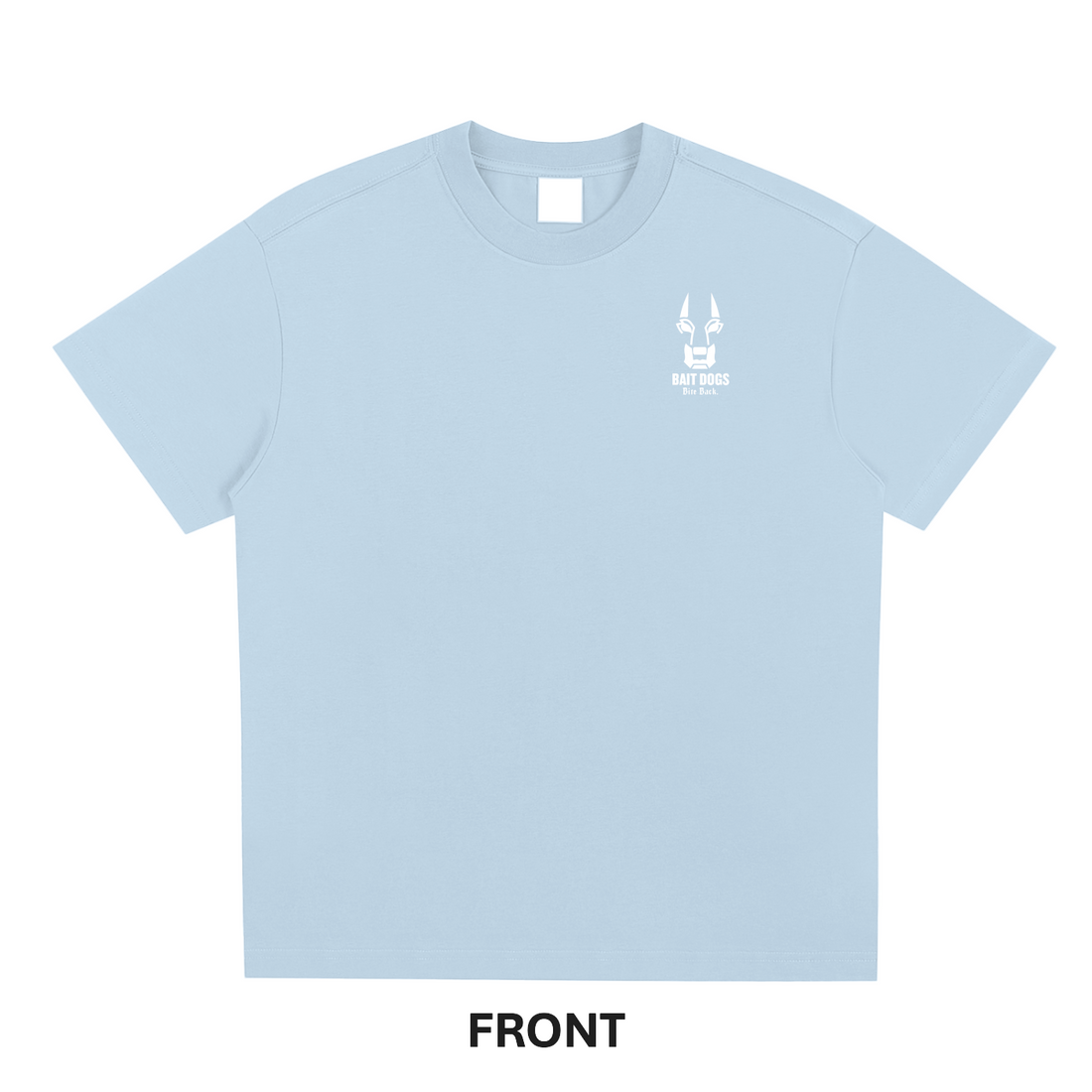 The Big Dog Regular Fit T Shirt White – front view