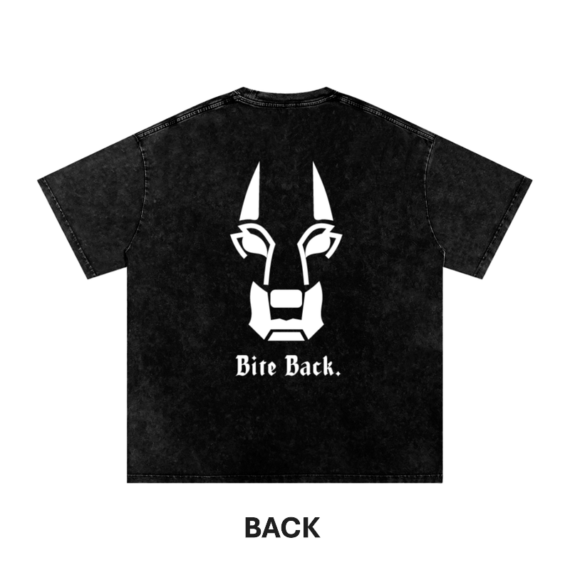 The Big Dog Oversized T Shirt White – back view