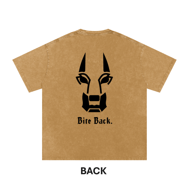 The Big Dog Oversized T Shirt Black – back view