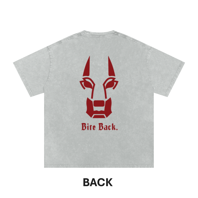 The Big Dog Oversized T Shirt Red – back view