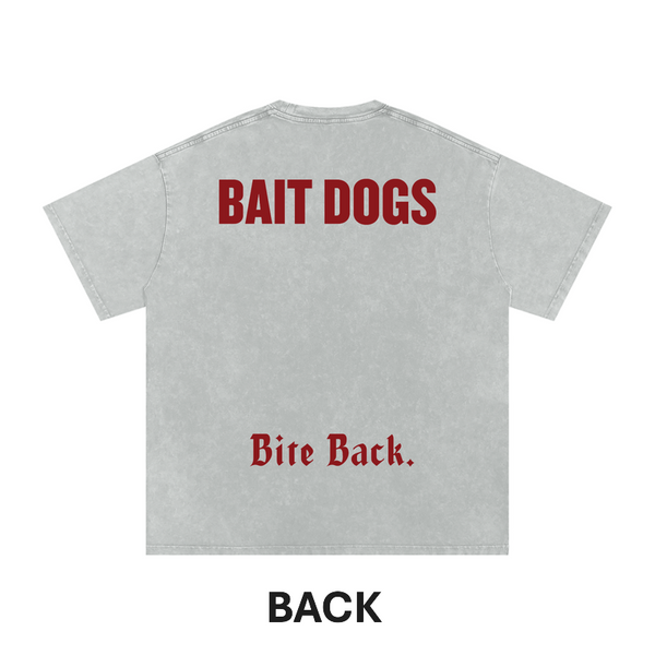 The All In Oversized T Shirt Red – back view