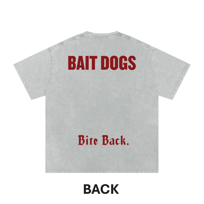 The All In Oversized T Shirt Red – back view