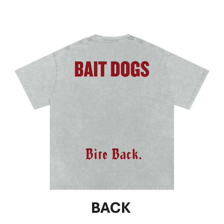 The All In Oversized T Shirt Red – back view