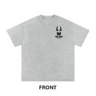 The All In Oversized T Shirt Black – front view — view 2