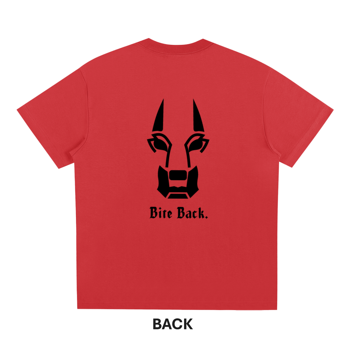 The Big Dog Regular Fit T Shirt Black – back view