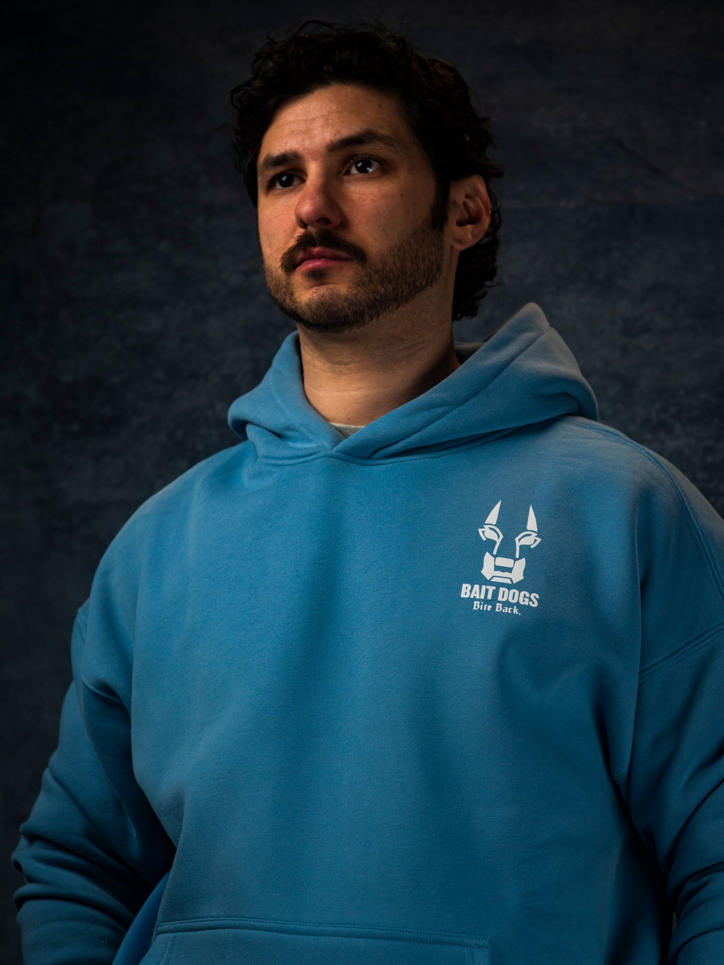 The Big Dog - Oversized Hoodie- White