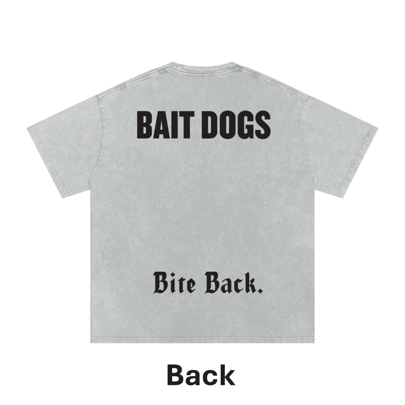 The All In Oversized T Shirt Black – back view