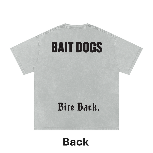 The All In Oversized T Shirt Black – back view