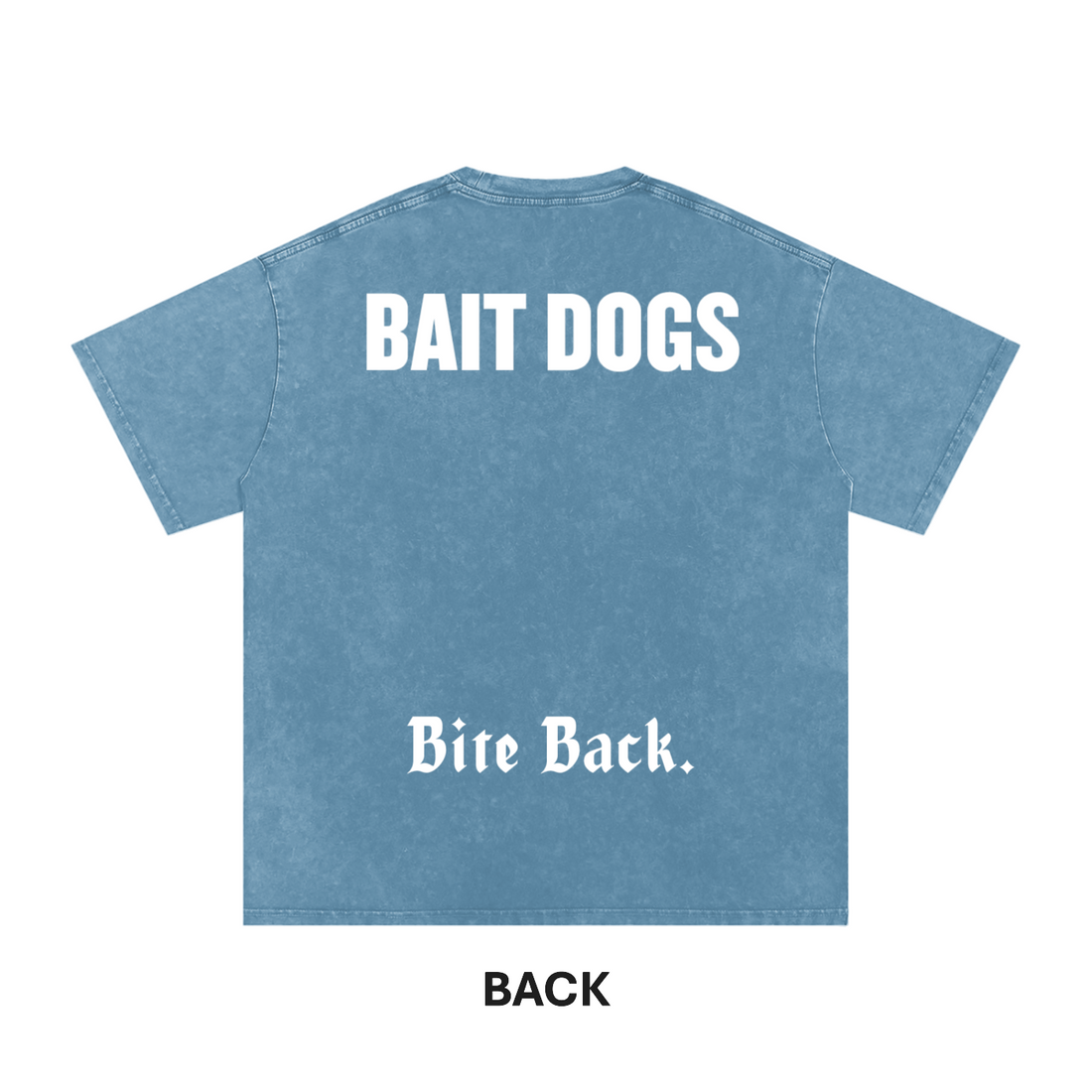 The All In Oversized T Shirt White – back view