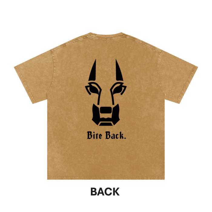 The Big Dog Oversized T Shirt Black – back view