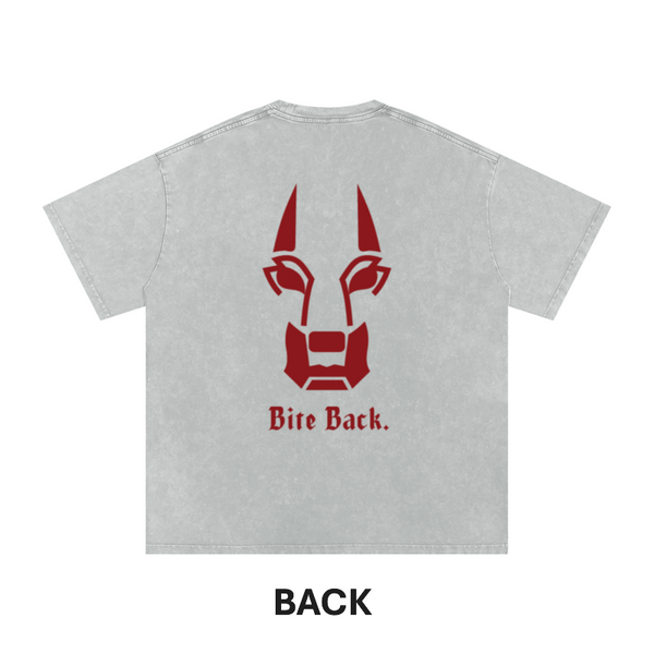 The Big Dog Oversized T Shirt Red – back view