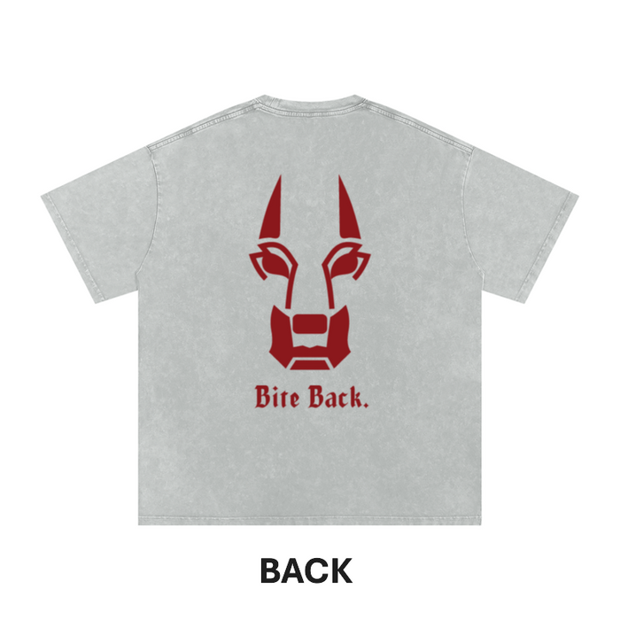 The Big Dog Oversized T Shirt Red – back view