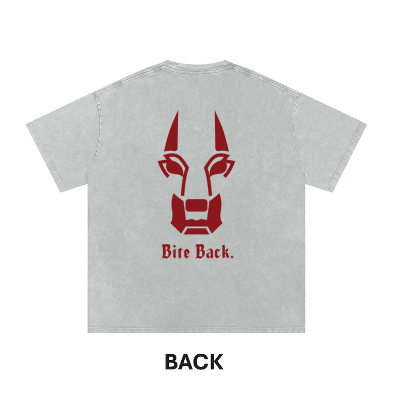 The Big Dog Oversized T Shirt Red – back view